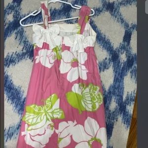 Lilly Pulitzer size 2 bow back shift dress EUC
